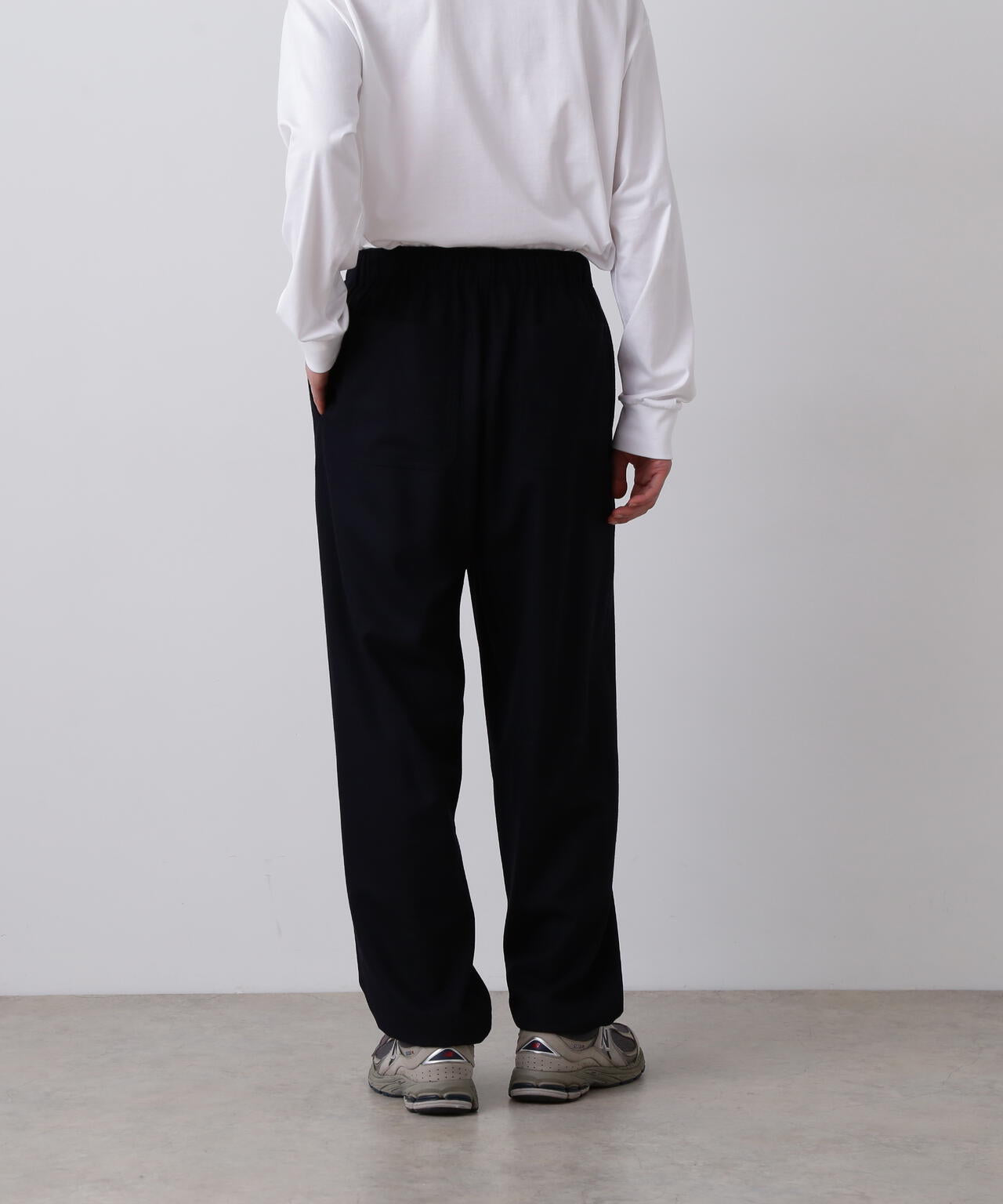 YLÈVE / SUPER120's WOOL FLANNEL EASY TROUSERS | YLÈVE（イレーヴ