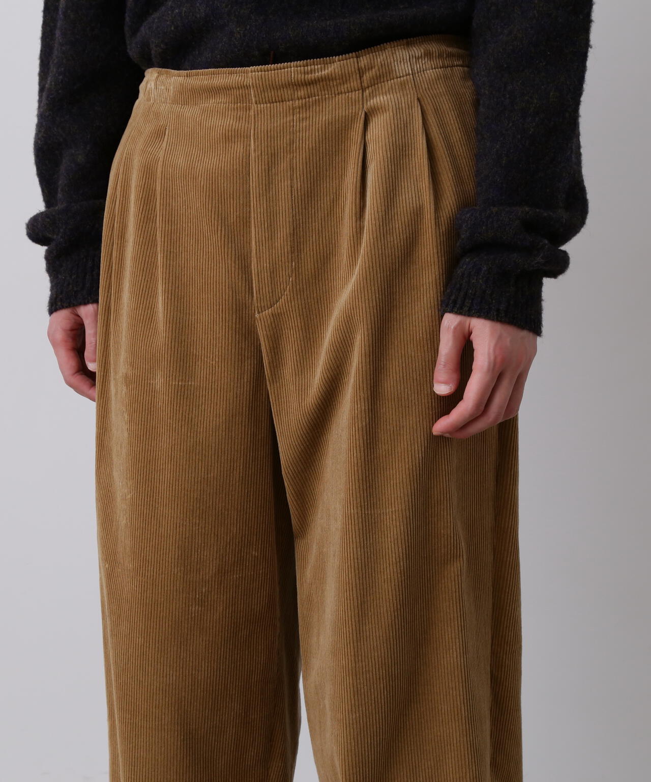 YLÈVE / ORGANIC COTTON WALE CORDUROY TROUSERS | YLÈVE（イレーヴ