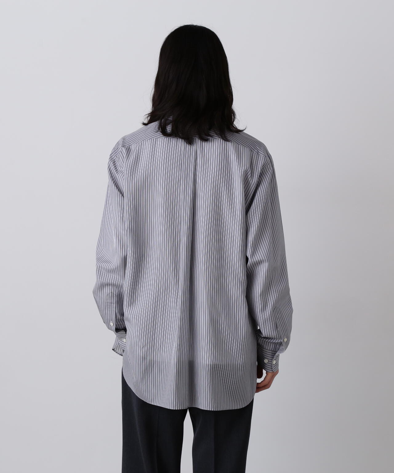 YLÈVE / ACETATE CUPRA STRIPE SHIRT | YLÈVE（イレーヴ） ｜【公式