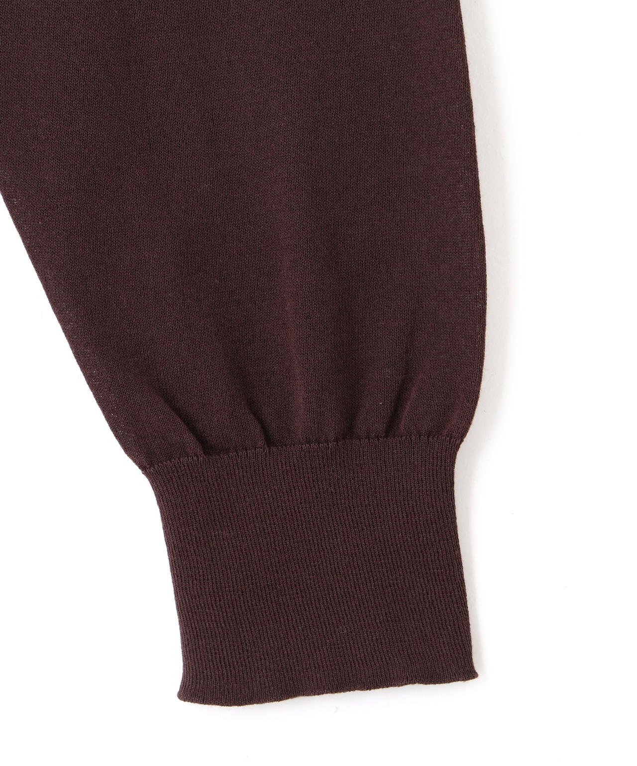 YLÈVE / SHEER RIB KNIT SKIPPER POLO