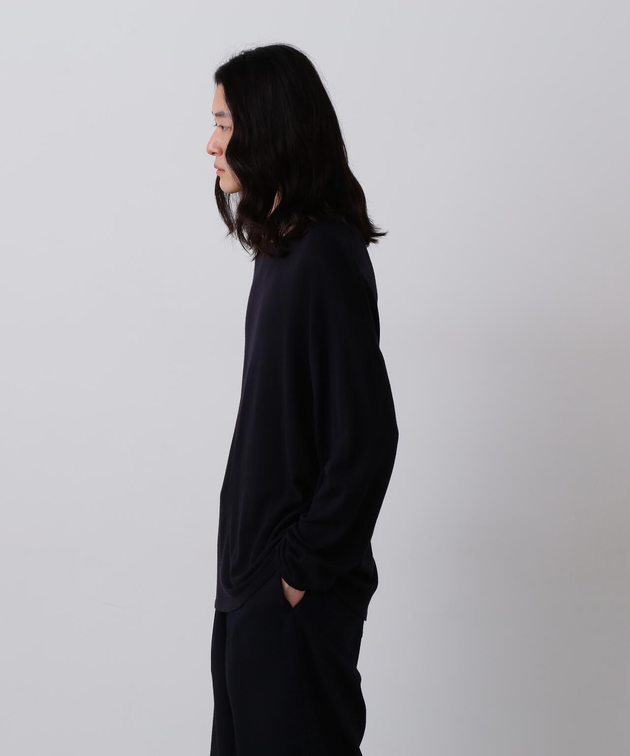 YLÈVE / SUPERFINE 120’S WOOL KNIT PULL OVER