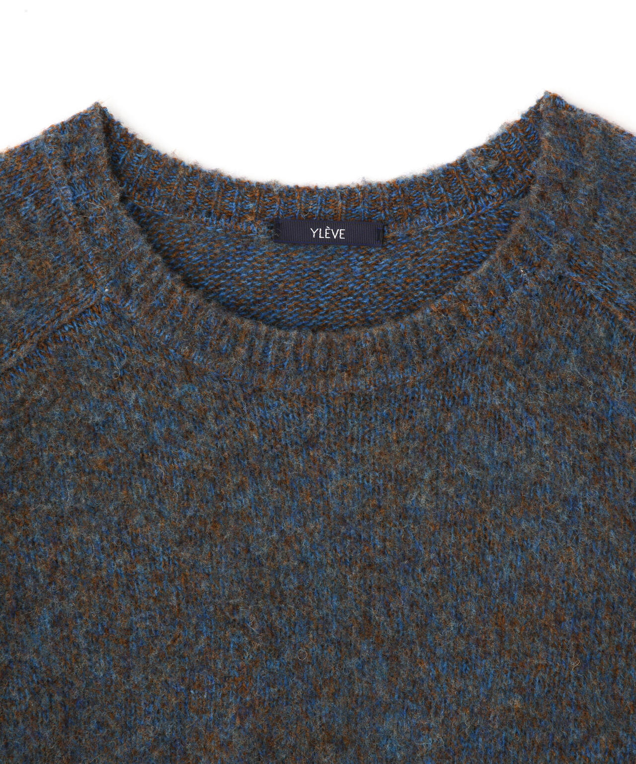 YLEVE / ITARIAN MERINO WOOL MELANGE KNIT PULL OVER | YLÈVE