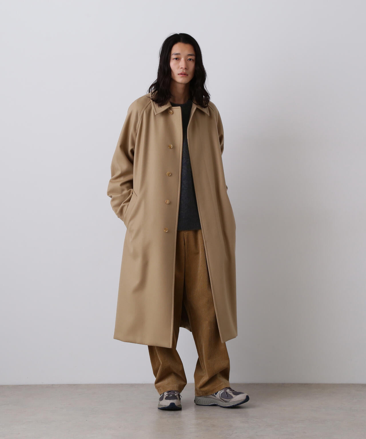 YLEVE / ITARIAN MERINO WOOL MELANGE KNIT PULL OVER | YLÈVE