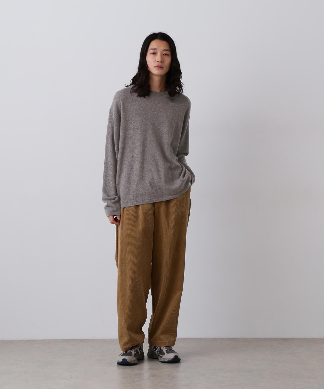 イレーヴ YLEVE ニット セーター 長袖 アルパカ F 茶 ブラウン YLEVE / CASHMERE KNIT T‐SHIRT | YLÈVE（イレーヴ） ｜【公式】通販