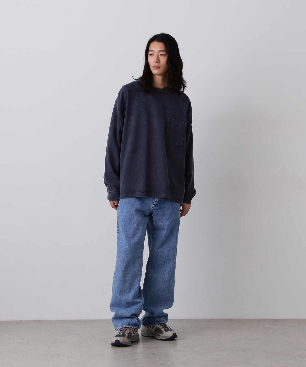 YLÈVE / OPEN END COTTON PIGMENT DYE PULL OVER | YLÈVE（イレーヴ