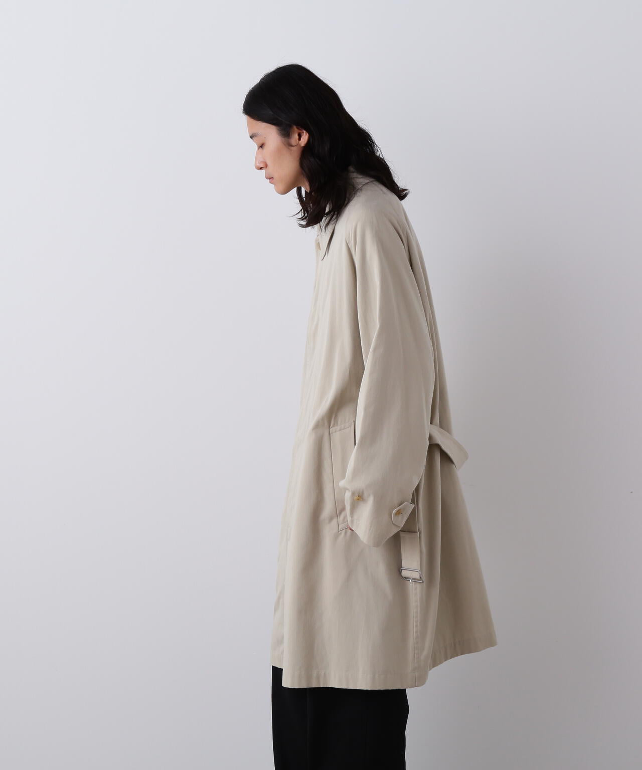 YLEVE / COTTON BREND CHAMBRAY COAT