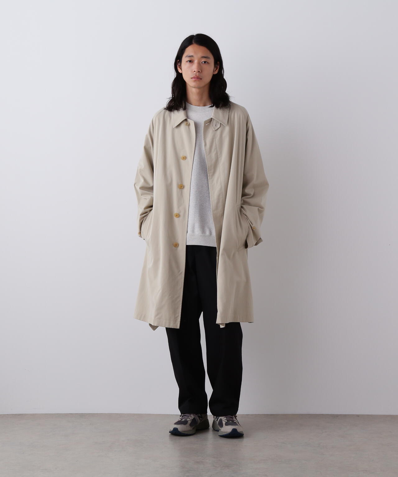 YLEVE / COTTON BREND CHAMBRAY COAT | YLÈVE（イレーヴ） ｜【公式