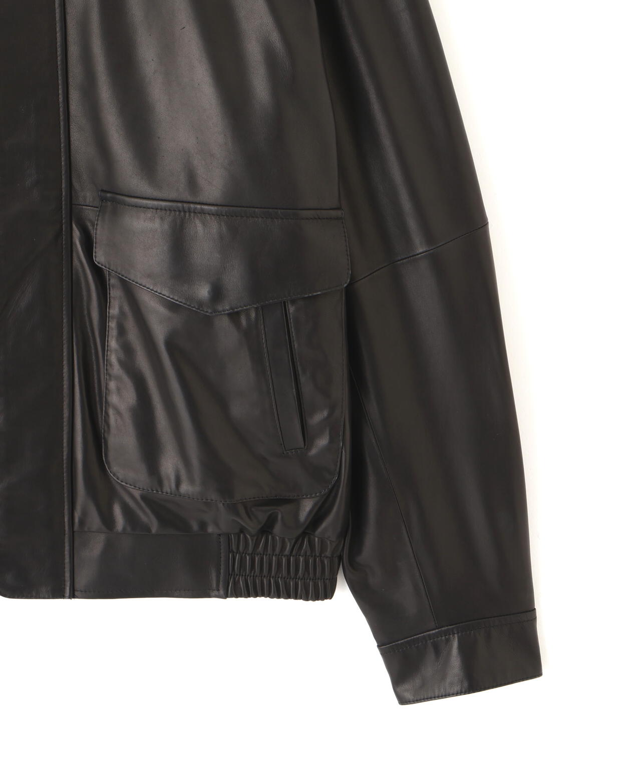 YLÈVE / SHEEP LEATHER ZIP BLOUSON | YLÈVE（イレーヴ） ｜【公式