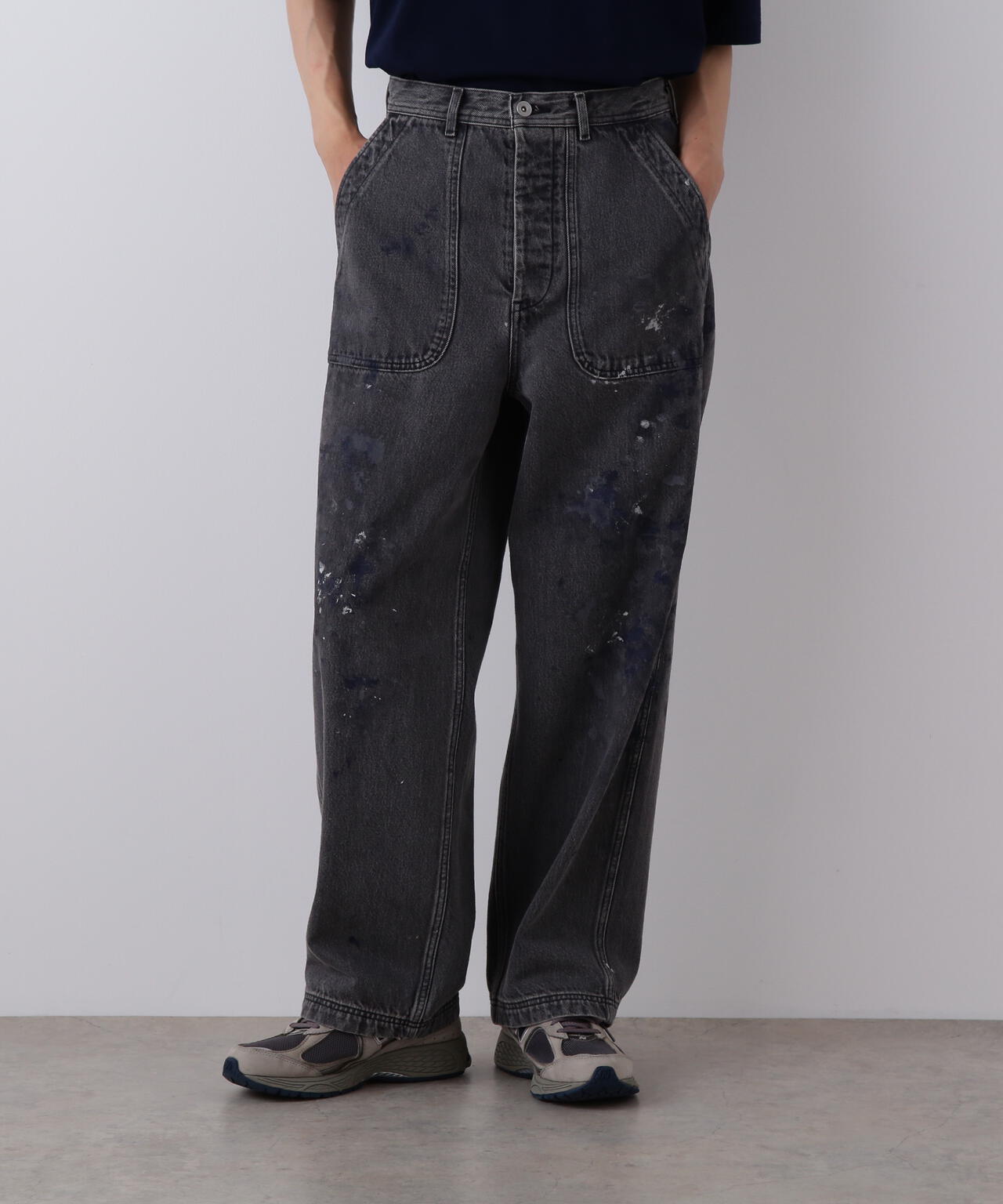 【2026ss完売】YLEVE / ハンドペイントデニム M45 PANTS YLEVE / HAND PAINT DENIM M45 PANTS | YLÈVE（イレーヴ） ｜【公式