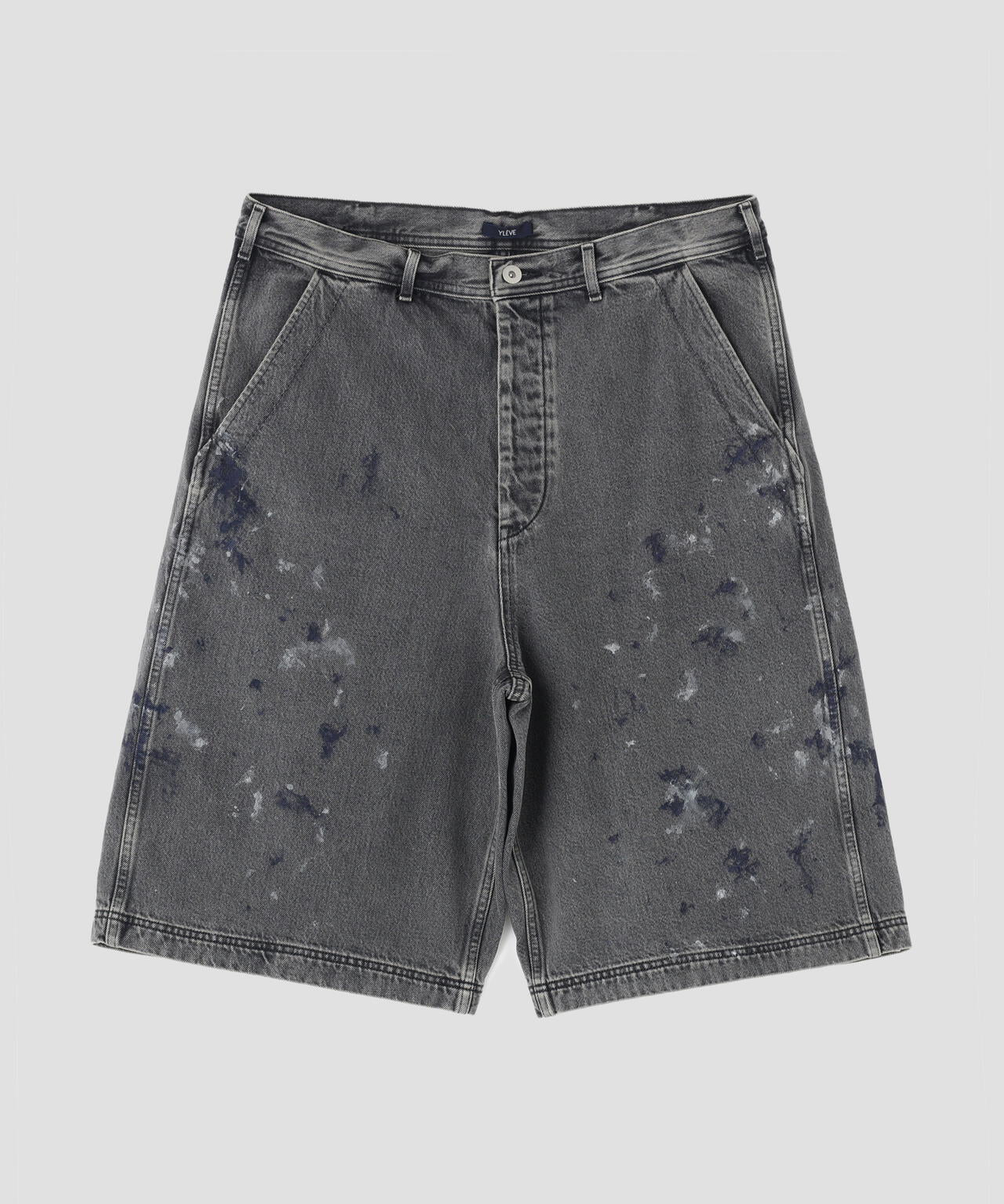 YLEVE / HAND PAINT DENIM SHORTS