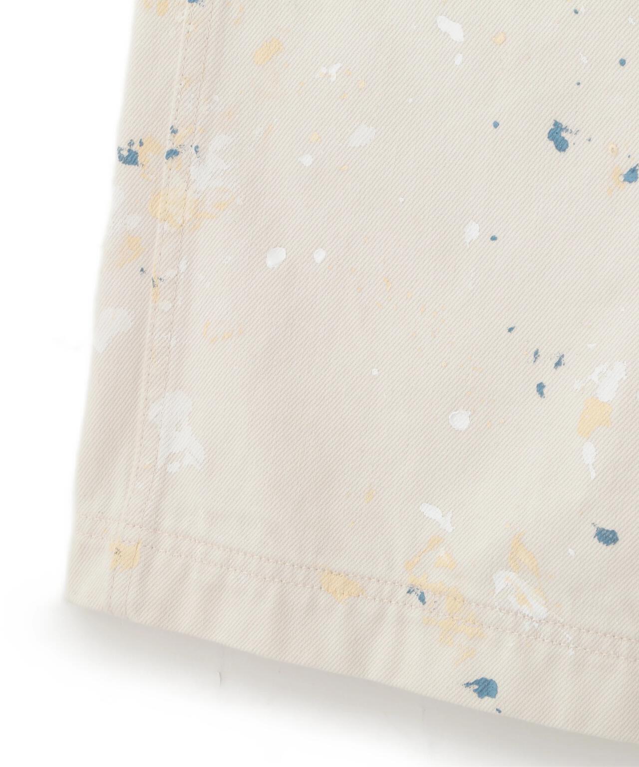 YLEVE / HAND PAINT DENIM SHORTS