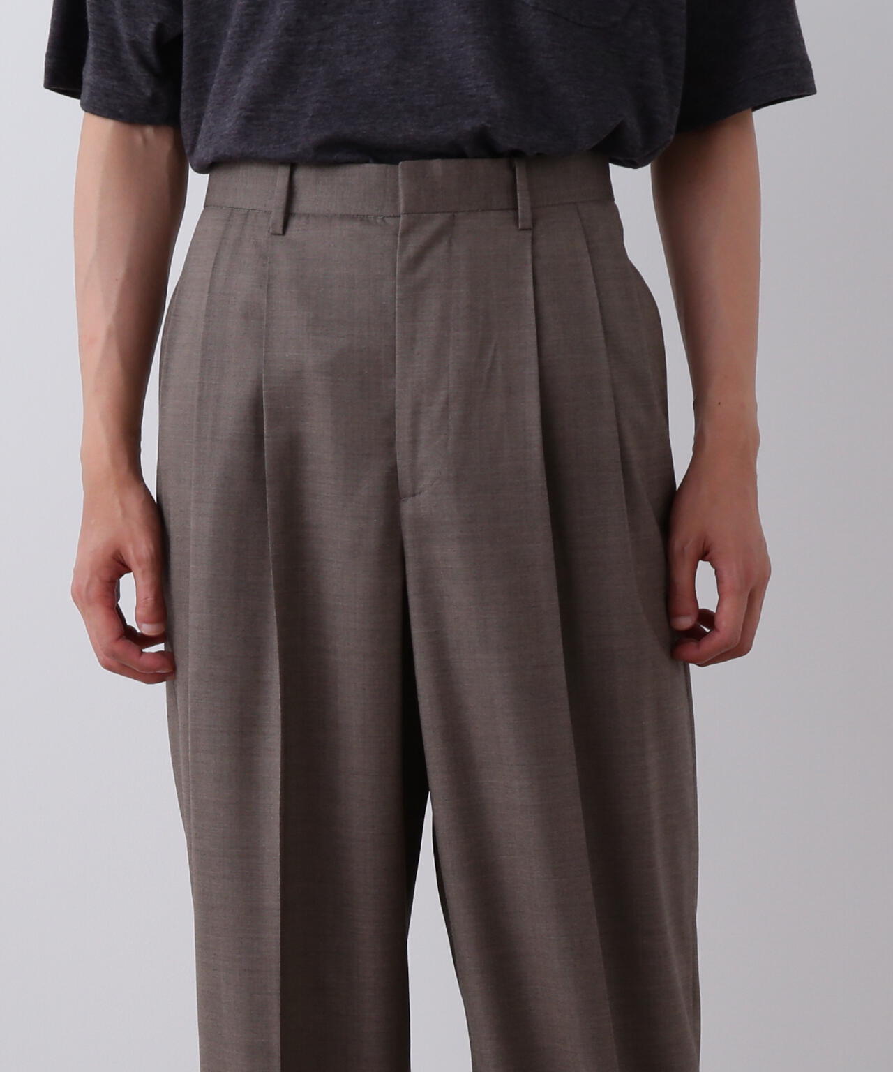 a*f様 YLÈVE WOOL CHAMBRAY TROUSERS YLÈVE WOOL CHAMBRAY TROUSERS – Chum!