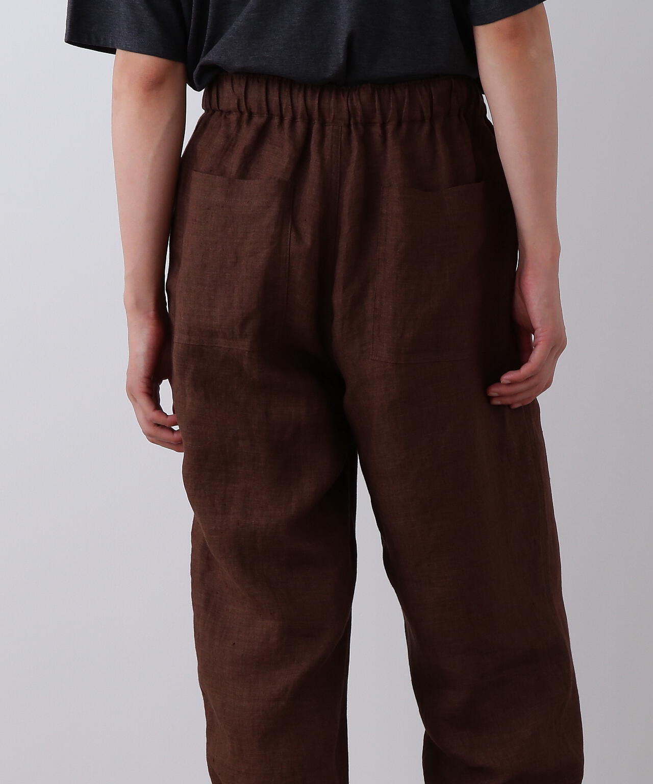 YLEVE / LINEN POPLIN PANTS