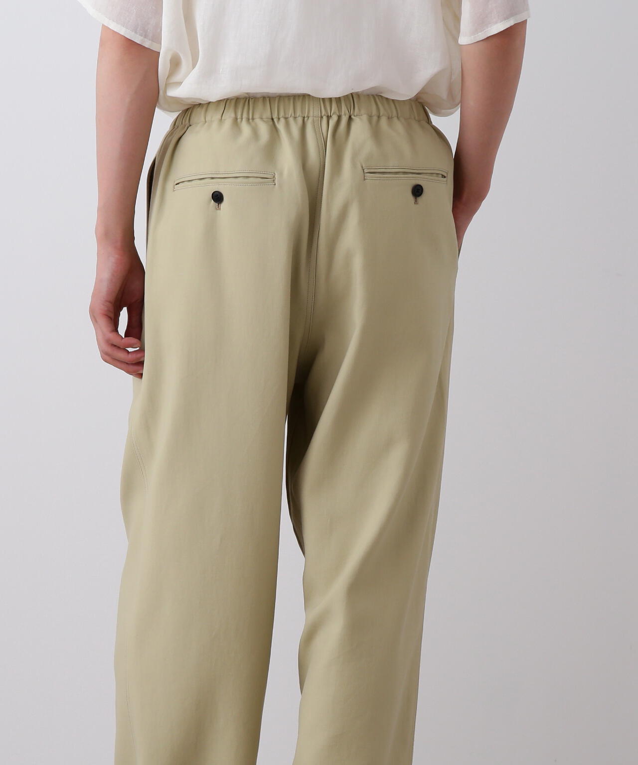 YLEVE / 100/2 GV TWILL DOUBLE WEAVE EASY PANTS | YLÈVE（イレーヴ