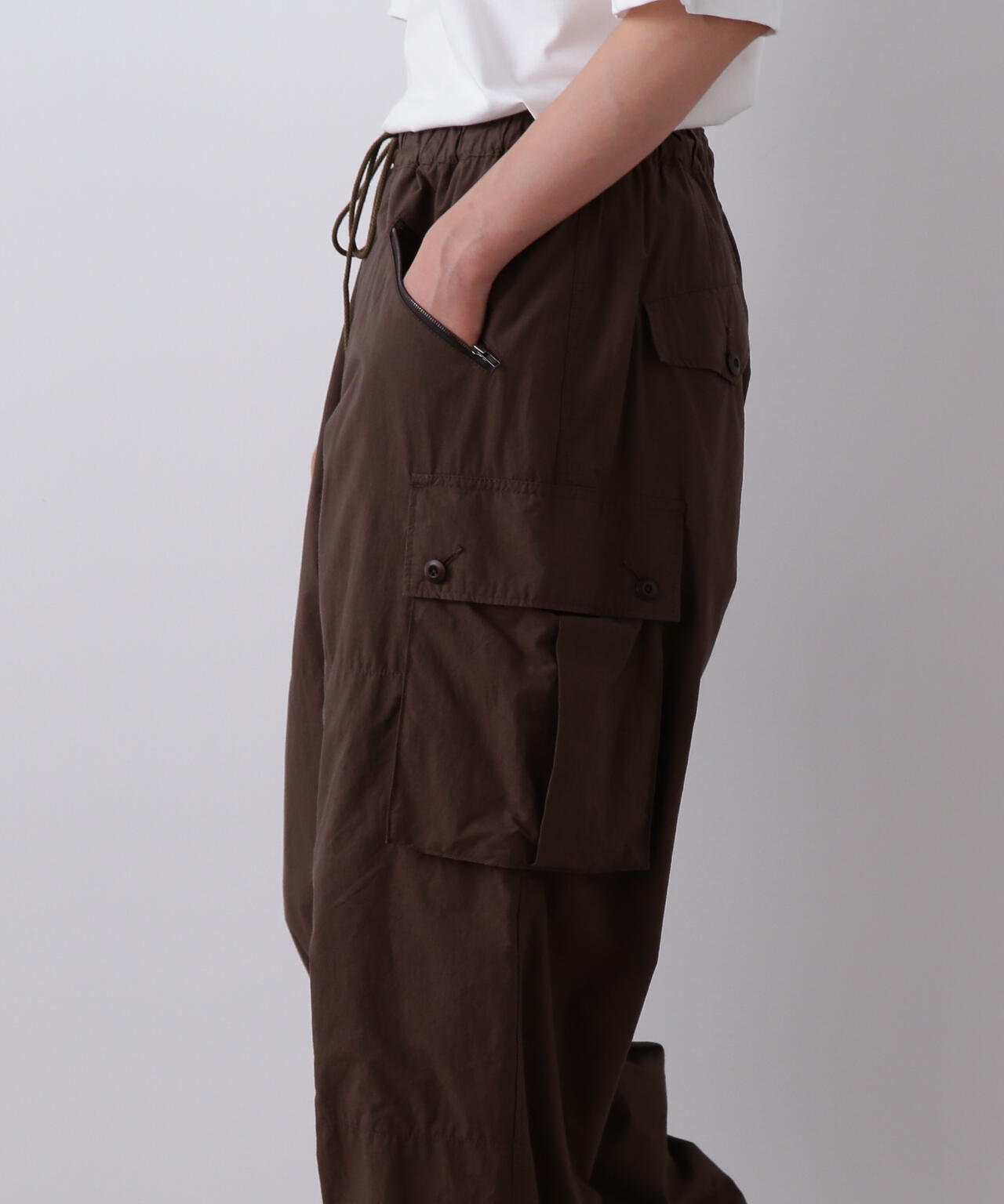 YLEVE / HIGH DENSITY TYPEWRITER COTTON CARGO PANTS | YLÈVE