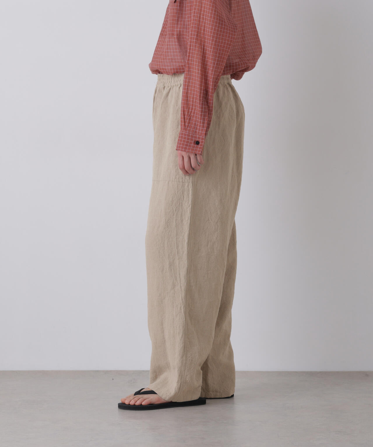 YLEVE / LINEN CANVAS EAZY PANTS | YLÈVE（イレーヴ） ｜【公式】通販