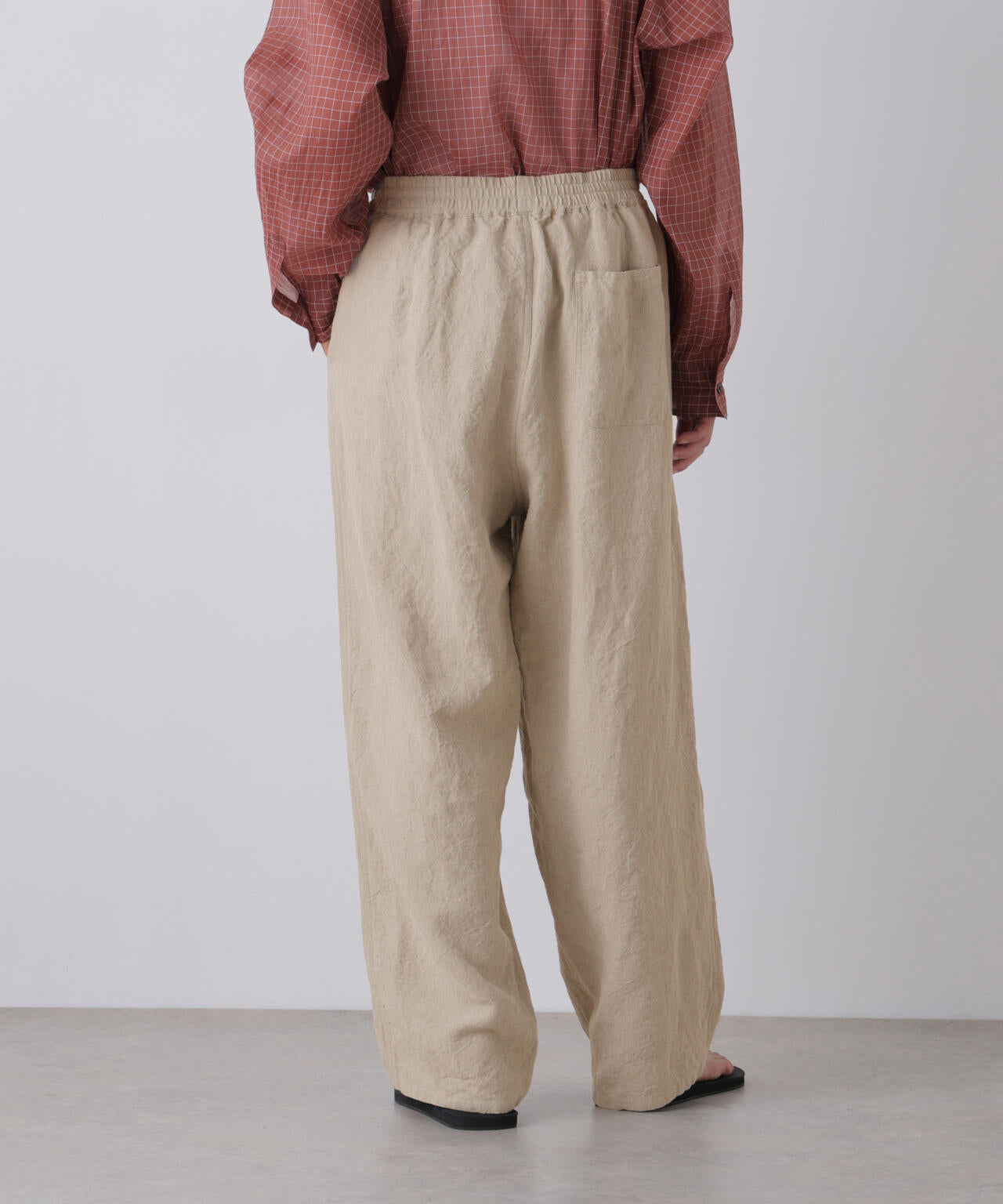 限定]YLEVE / LINEN CANVAS EAZY PANTS | YLÈVE（イレーヴ） ｜【公式