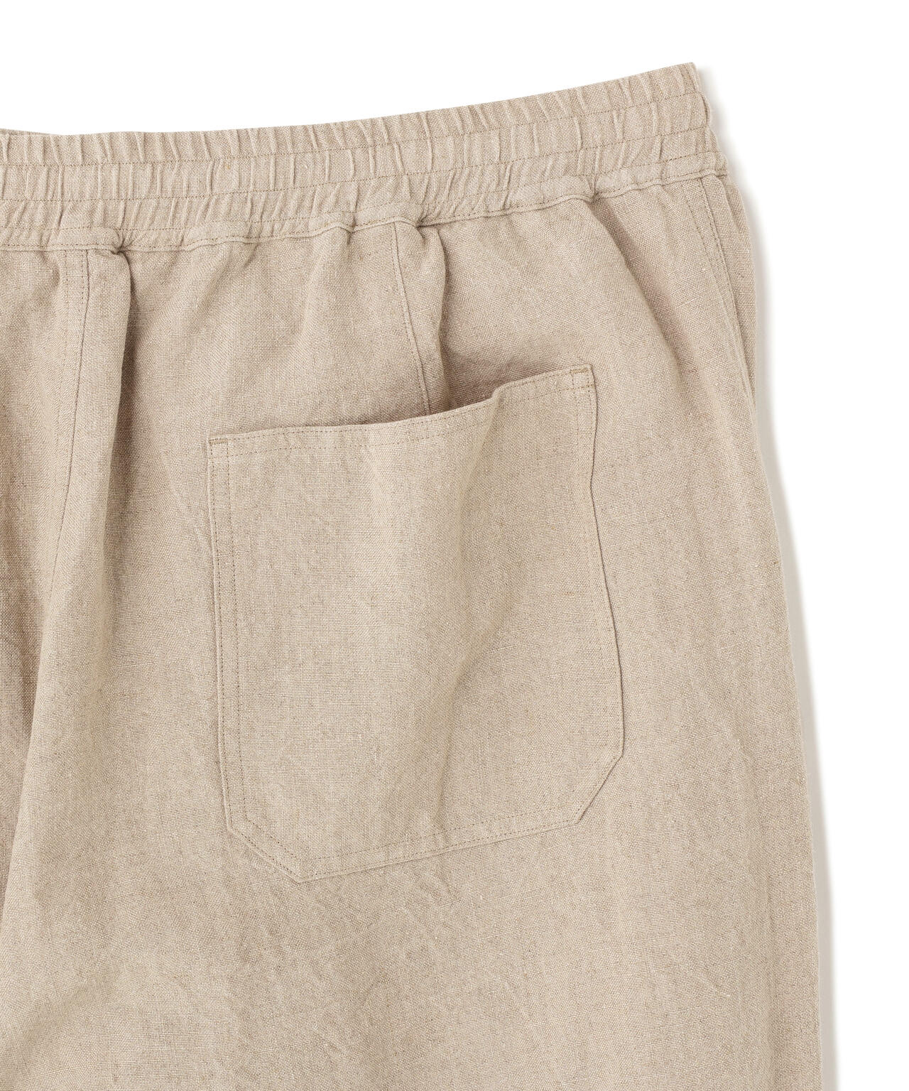YLEVE イージーパンツ紐付き　ベージュ　4 限定]YLEVE / LINEN CANVAS EAZY PANTS | YLÈVE（イレーヴ） ｜【公式