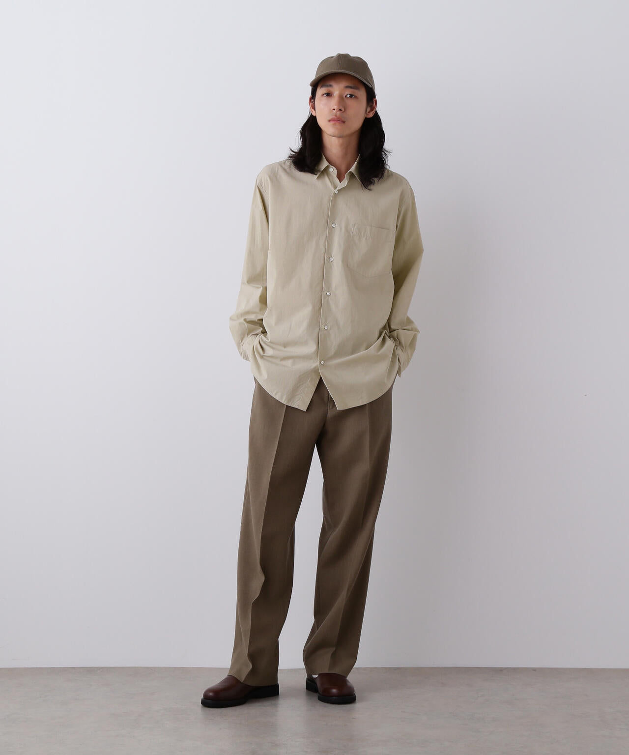 YLEVE / COTTON SILK TYPEWRITER SHIRT | YLÈVE（イレーヴ） ｜【公式