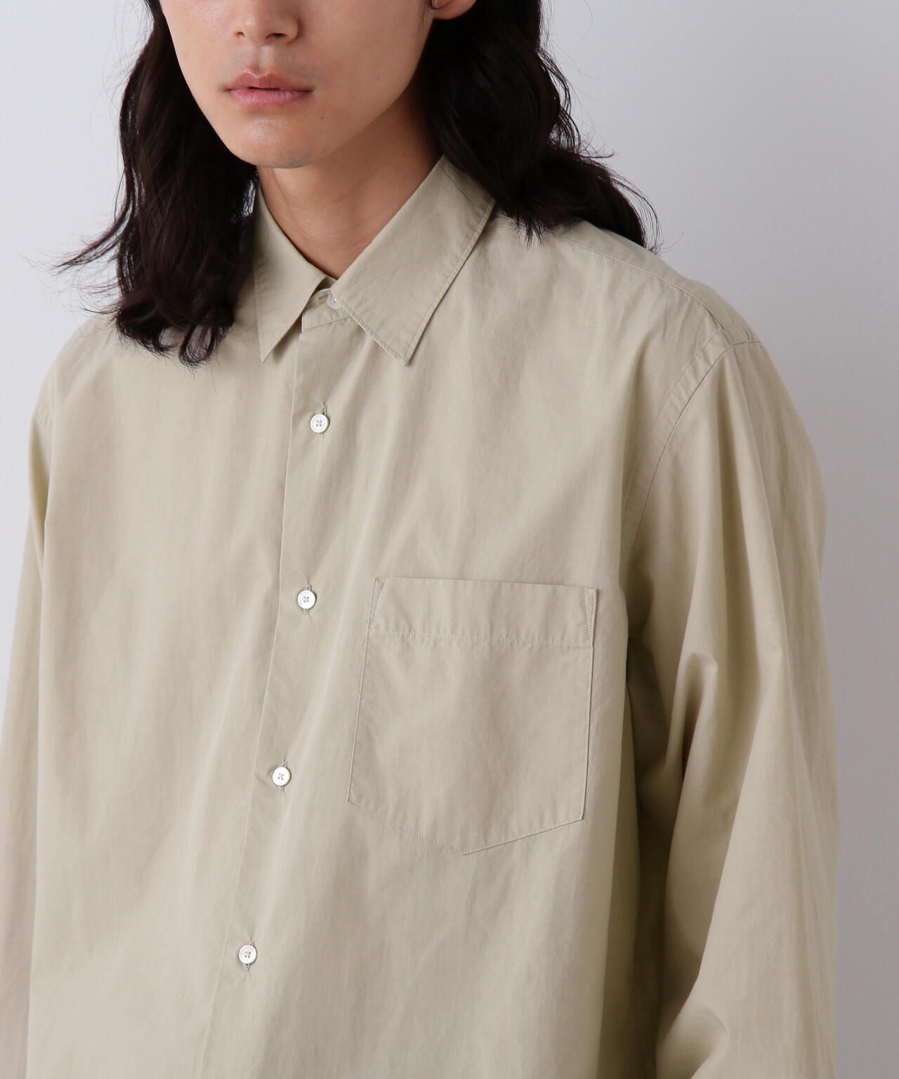 美品　定価3.9万　YLEVE イレーヴ 長袖シャツ YLEVE / COTTON SILK TYPEWRITER SHIRT | YLÈVE（イレーヴ） ｜【公式