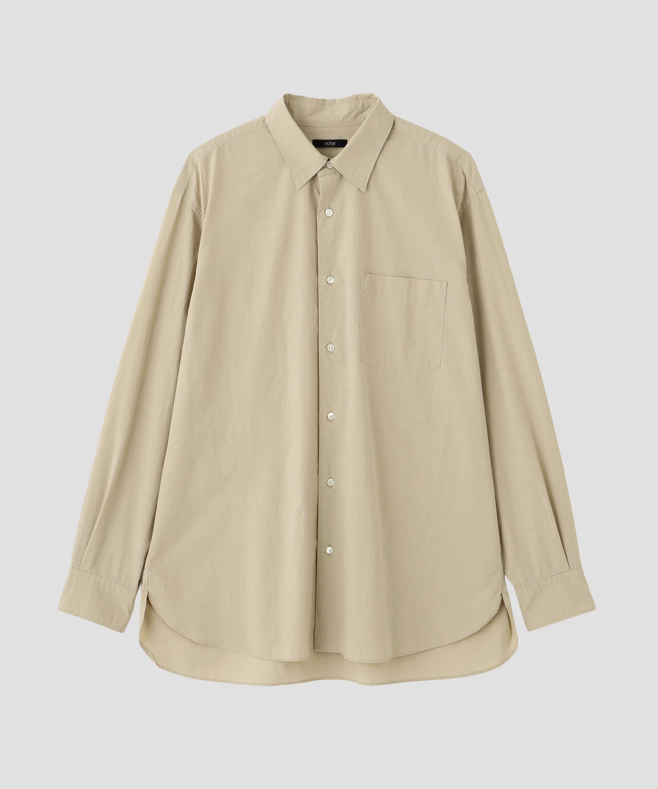 YLEVE / COTTON SILK TYPEWRITER SHIRT