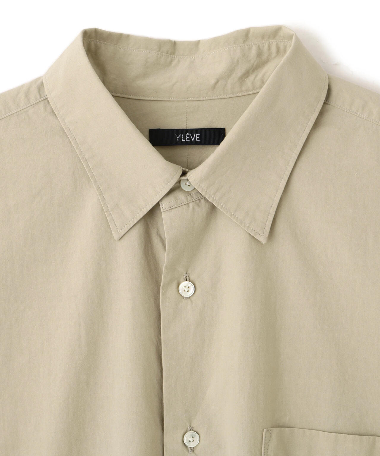 YLEVE / COTTON SILK TYPEWRITER SHIRT