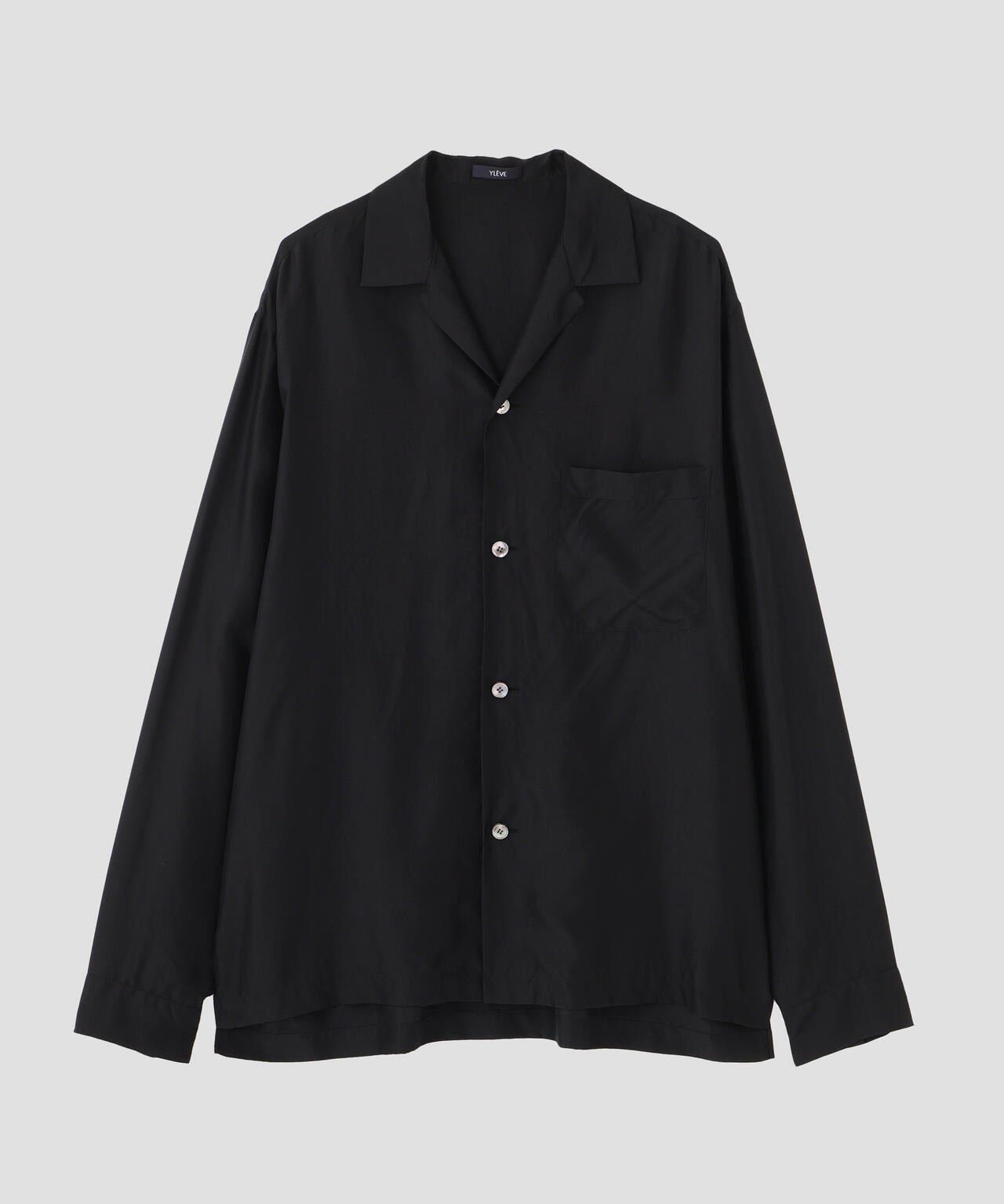 YLEVE / SILK HABUTAE PAJAMA SHIRT | YLÈVE（イレーヴ） ｜【公式