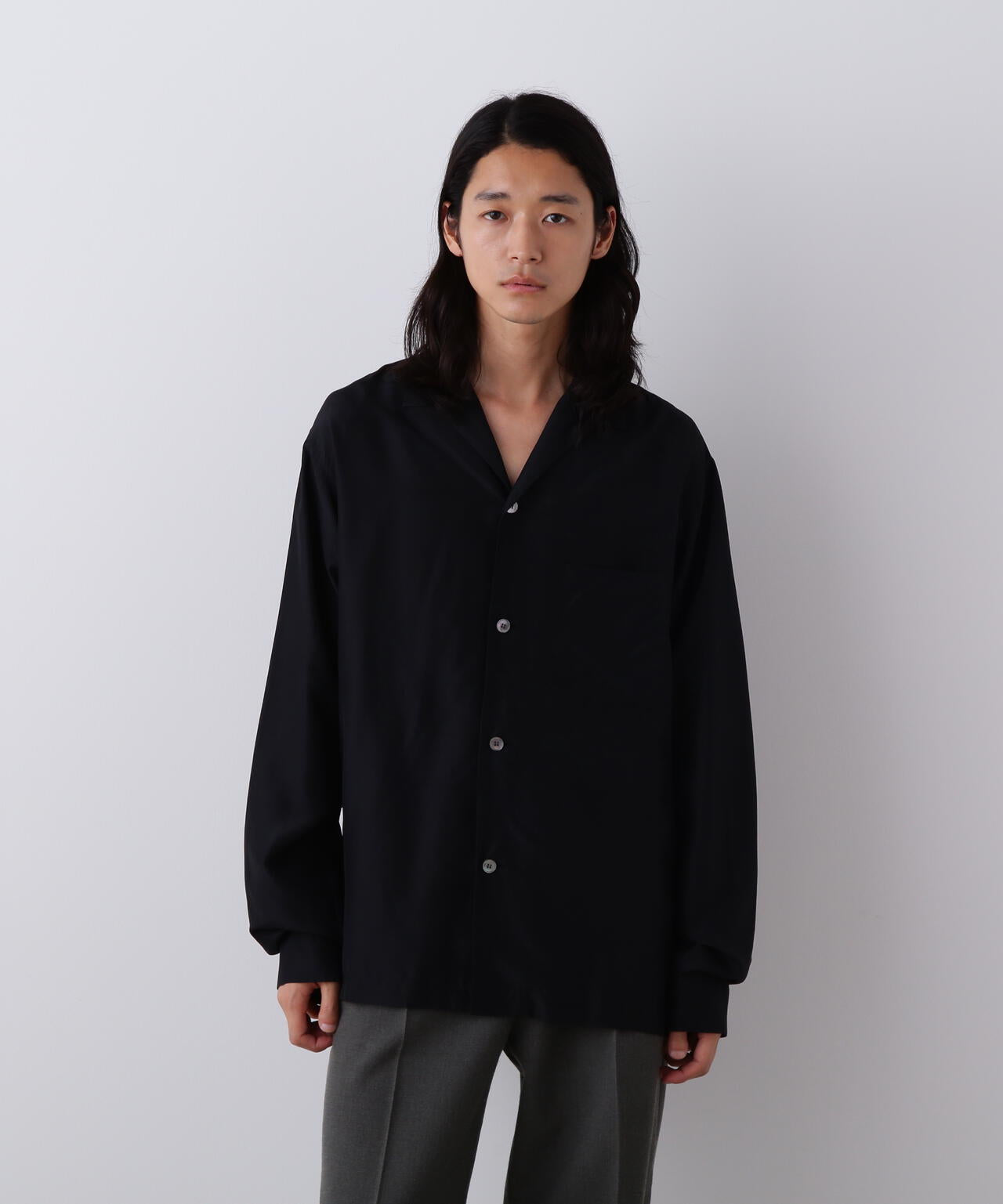 YLEVE / SILK HABUTAE PAJAMA SHIRT | YLÈVE（イレーヴ） ｜【公式