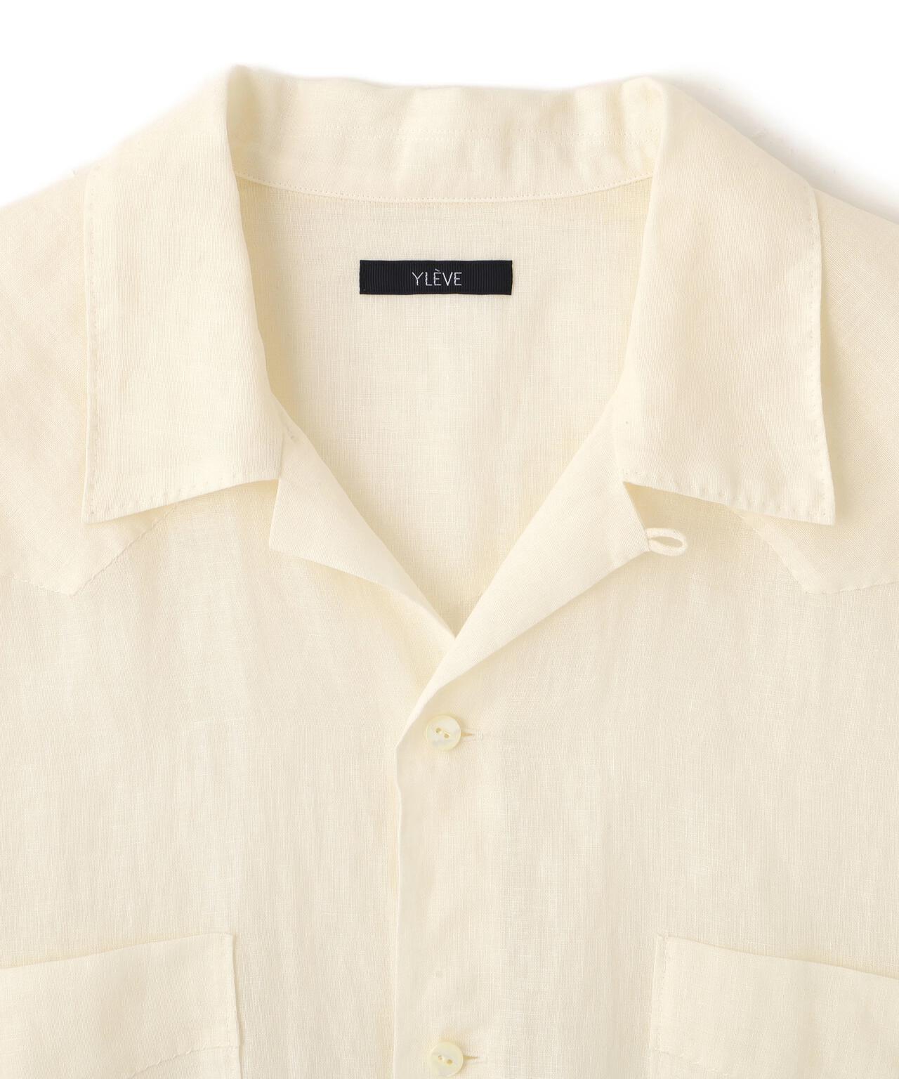 YLEVE / COTTON RAMIE VOILE HAND STITCH SHIRT
