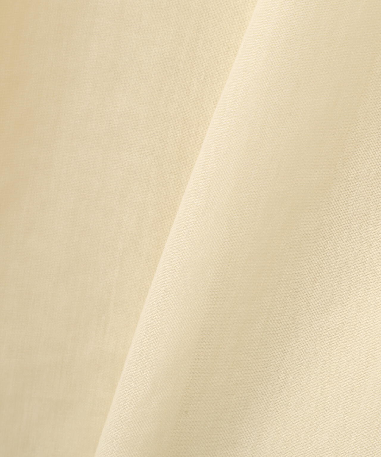 YLEVE / COTTON VOILE LAWN OPEN COLLAR SHIRT