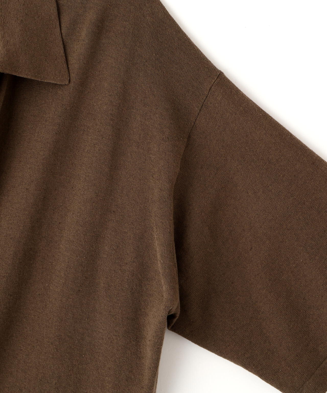 YLEVE / COTTON LINEN KNIT SKIPPER POLO