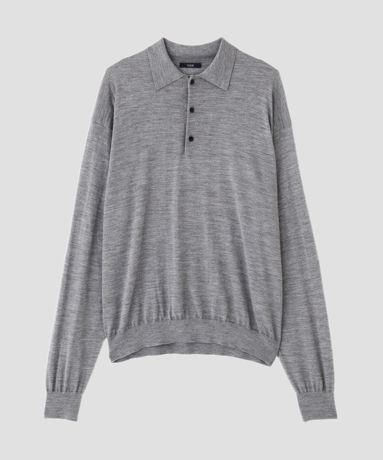 【tommoさま専用】YLÈVE  CASHMERE SILK KNIT YLEVE / WOOL SILK CASHMERE KNIT POLO | YLÈVE（イレーヴ） ｜【公式