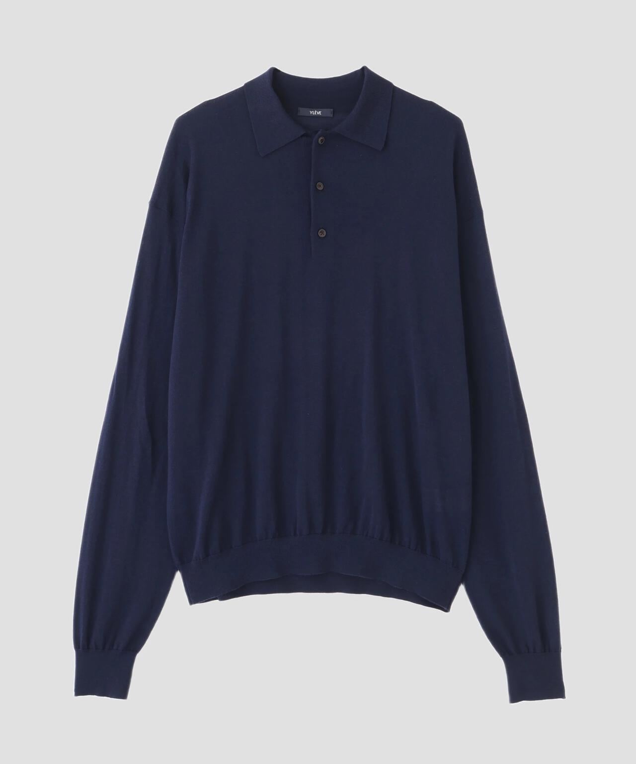 YLEVE / WOOL SILK CASHMERE KNIT POLO | YLÈVE（イレーヴ） ｜【公式