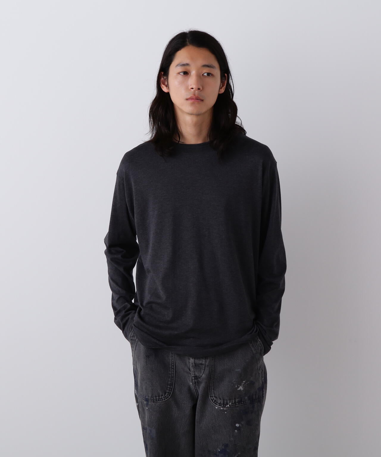 YLÈVE / ELS GV COTTON LONG SLEEVE T-SHIRT | YLÈVE（イレーヴ
