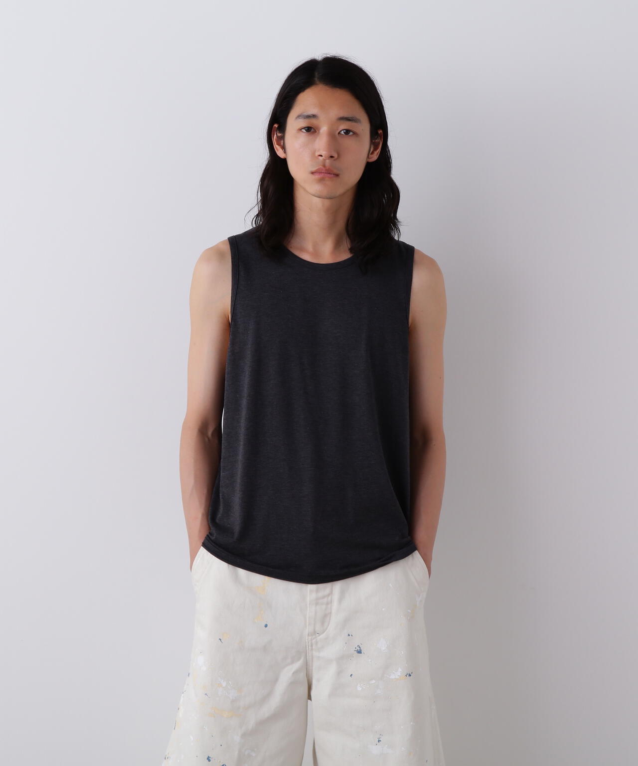 YLEVE　ELS GV COTTON SLEEVELESS PULLOVER YLEVE / ELS GV COTTON SLEEVELESS PULLOVER | YLÈVE（イレーヴ