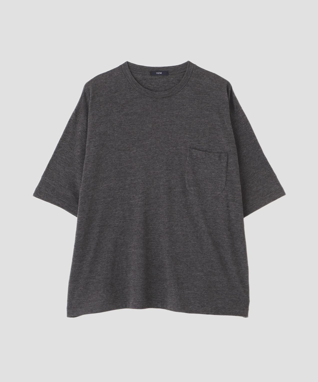 YLEVE / TETRON COTTON SLUB YARN JERSEY POCKET T-SHIRT | YLÈVE