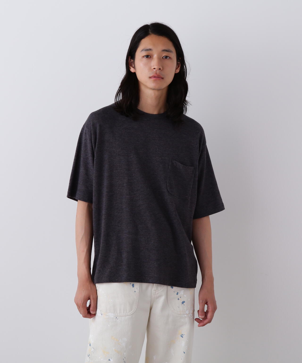 YLEVE / TETRON COTTON SLUB YARN JERSEY POCKET T-SHIRT | YLÈVE