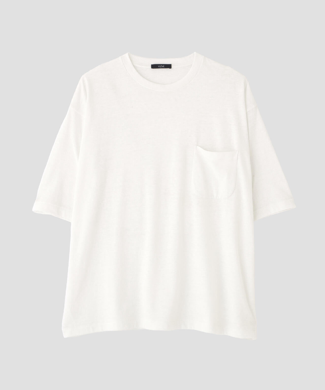 YLEVE / TETRON COTTON SLUB YARN JERSEY POCKET T-SHIRT | YLÈVE