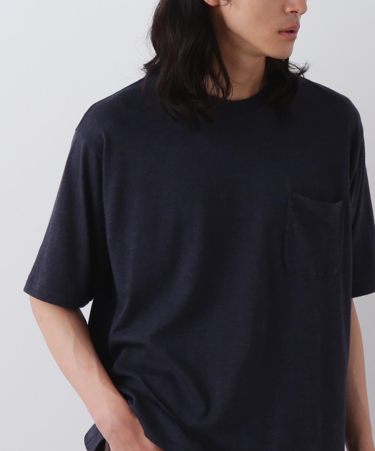 YLEVE / TETRON COTTON SLUB YARN JERSEY POCKET T-SHIRT | YLÈVE