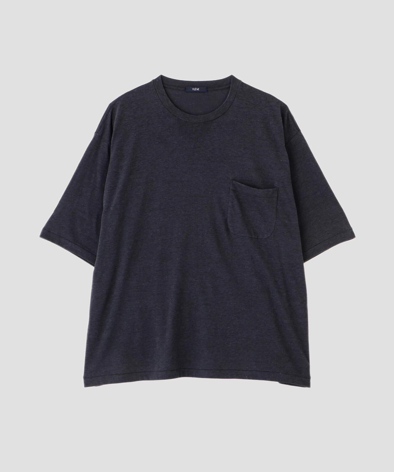 YLEVE / TETRON COTTON SLUB YARN JERSEY POCKET T-SHIRT | YLÈVE