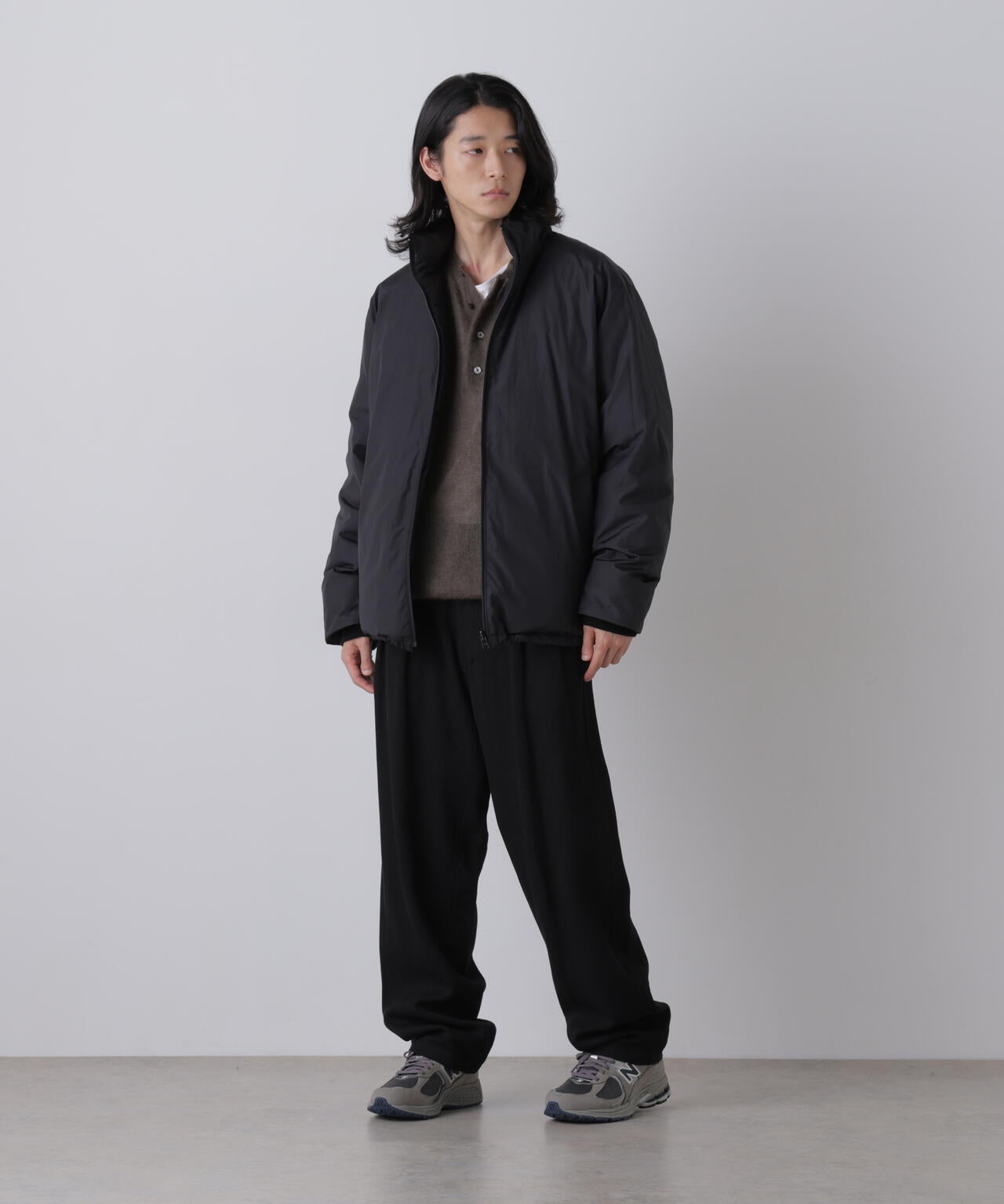 YLEVE / [UNISEX] ORGANIC COTTON POLYESTER REVERSIBLE DOWN JACKET