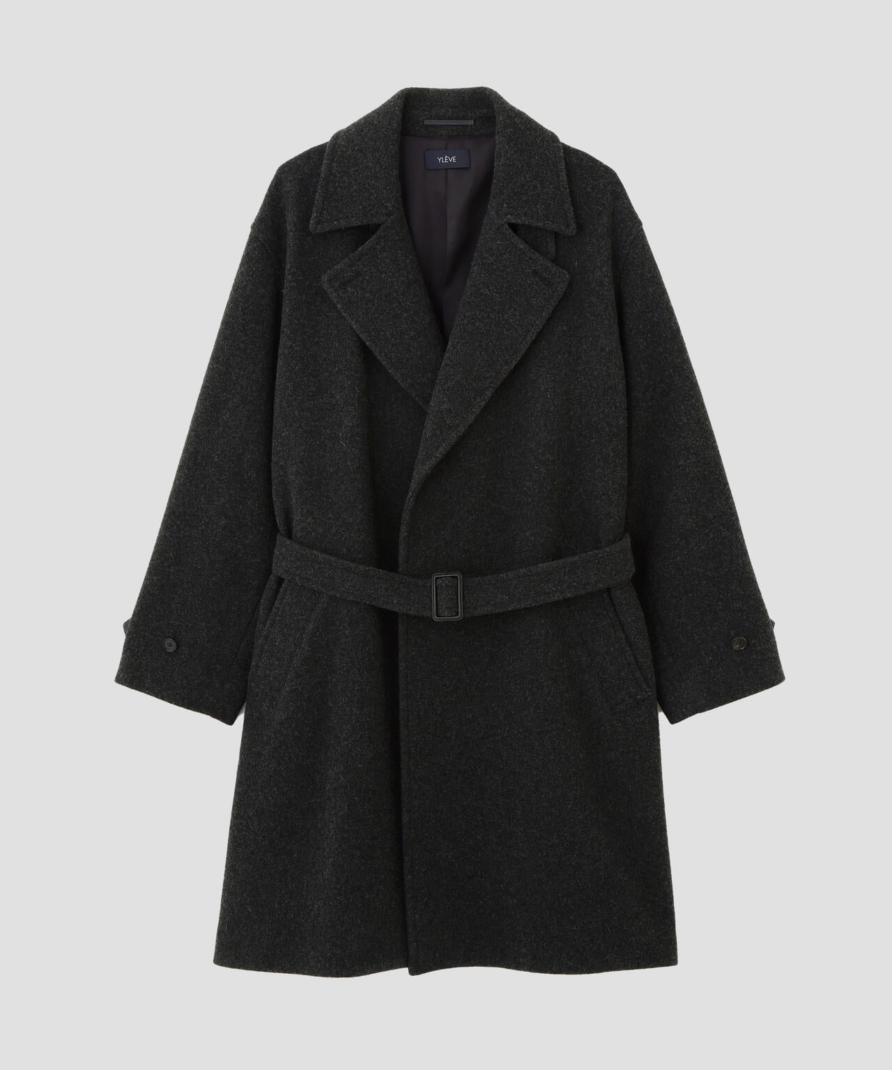 YLEVE / BLANKET-BRUSHED WOOL LONG COAT | YLÈVE（イレーヴ
