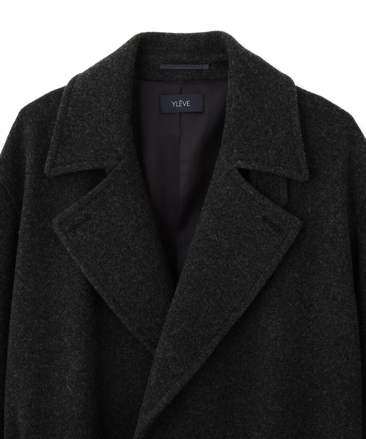 YLEVE / BLANKET-BRUSHED WOOL LONG COAT | YLÈVE（イレーヴ