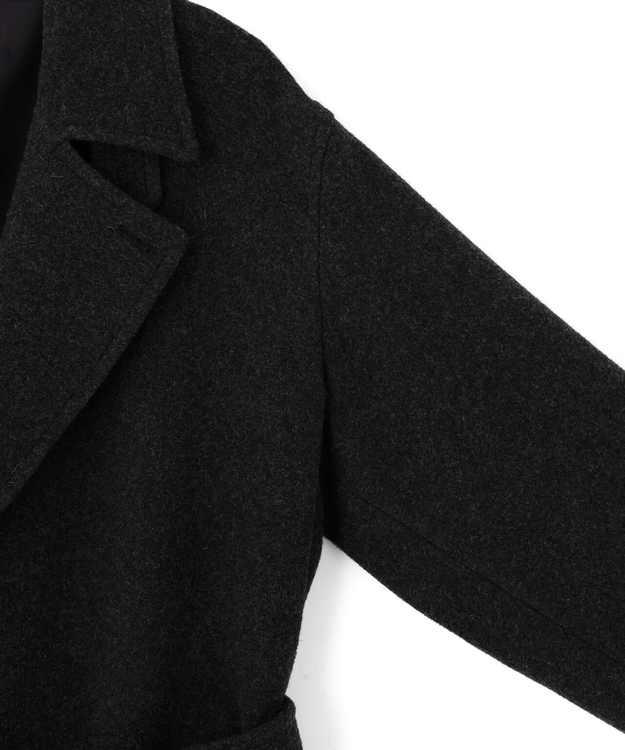 YLEVE / BLANKET-BRUSHED WOOL LONG COAT | YLÈVE（イレーヴ