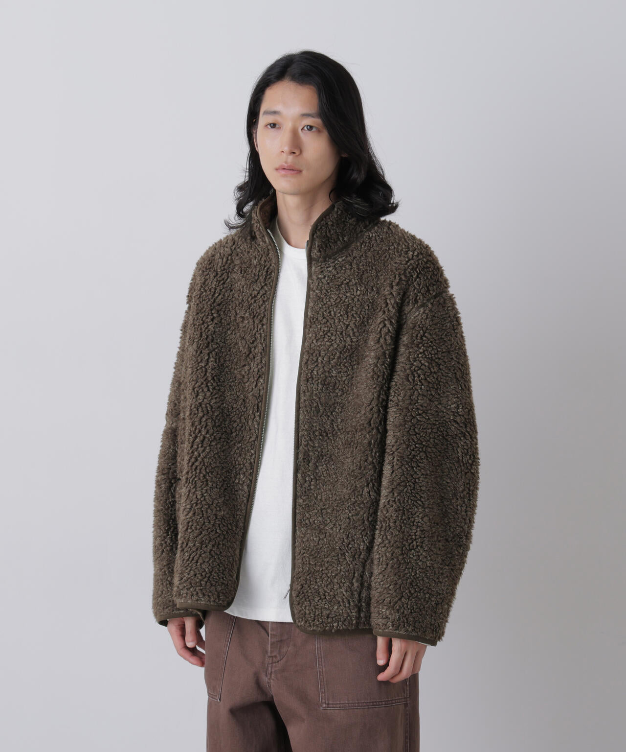 YLEVE / LINEN RAMIE POLYESTER BOA BLOUSON | YLÈVE（イレーヴ