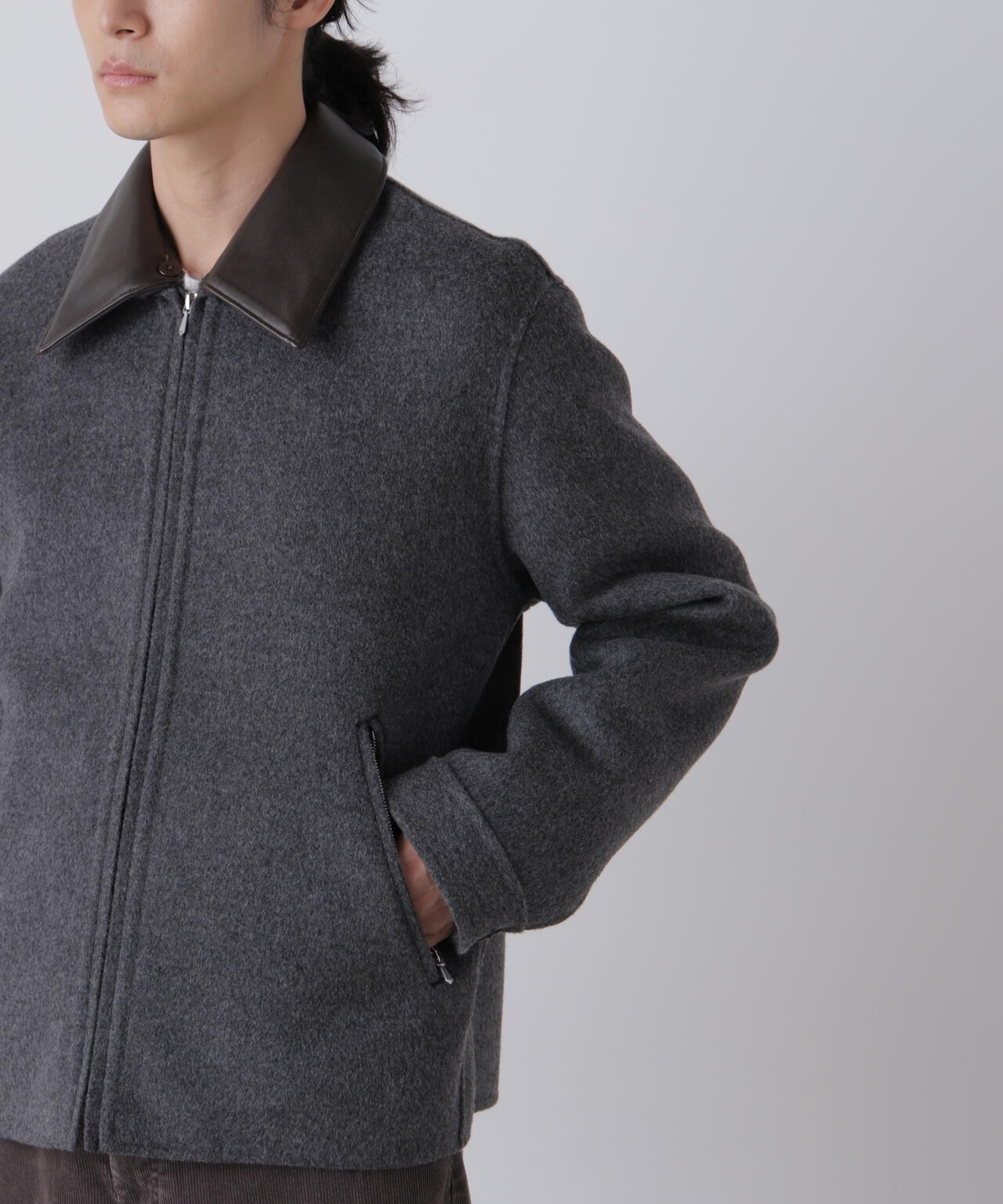 YLEVE / [UNISEX] SUPER 100's WOOL DOUBLE CLOTH BLOUSON | YLÈVE
