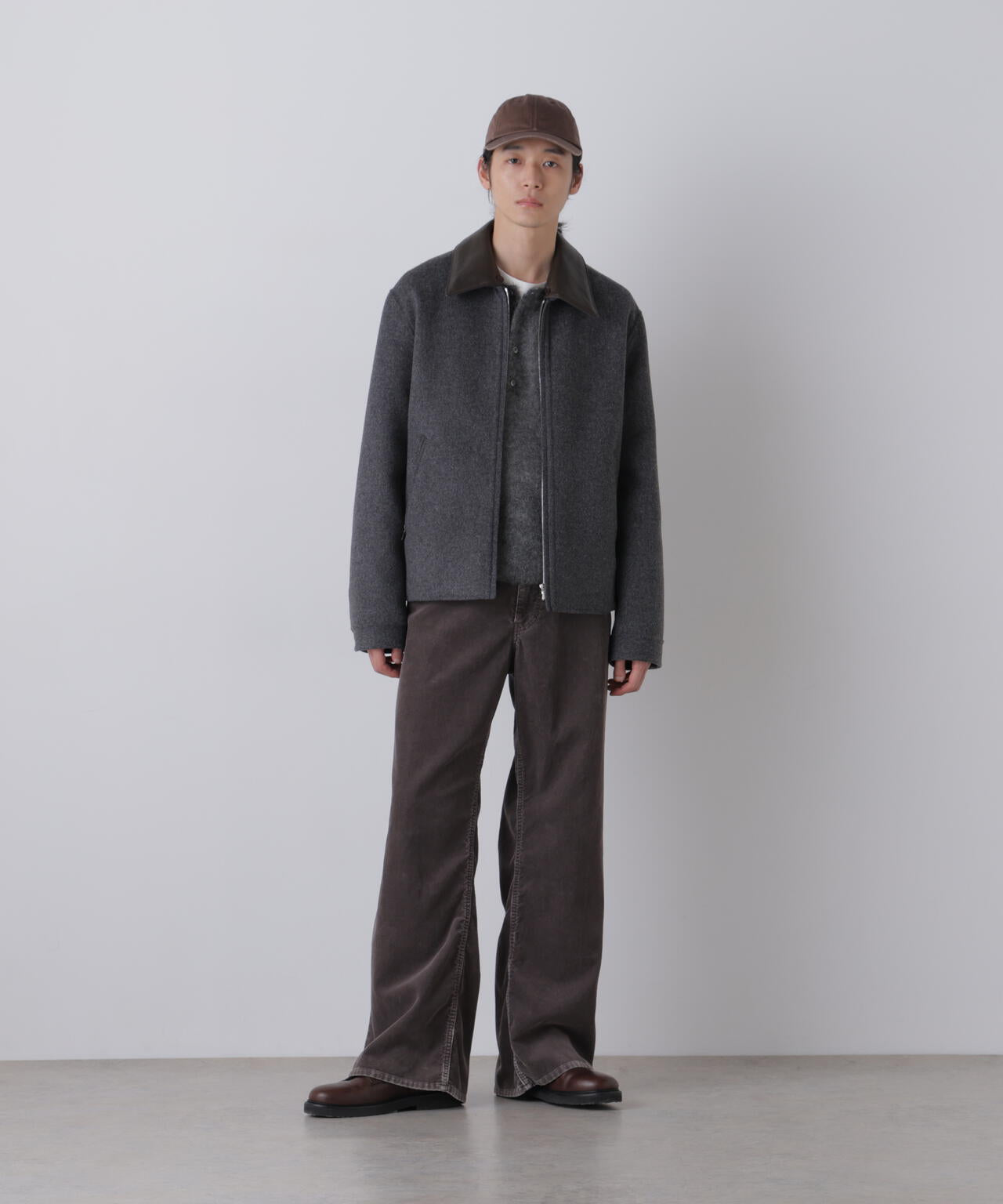 YLEVE / [UNISEX] SUPER 100's WOOL DOUBLE CLOTH BLOUSON | YLÈVE
