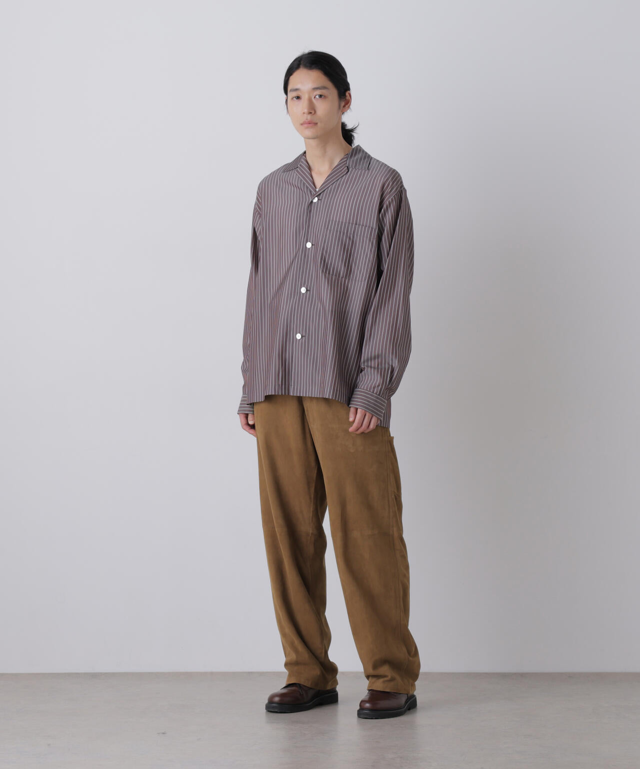 YLEVE / ROUGH GOAT SUEDE PAINTER PANTS | YLÈVE（イレーヴ
