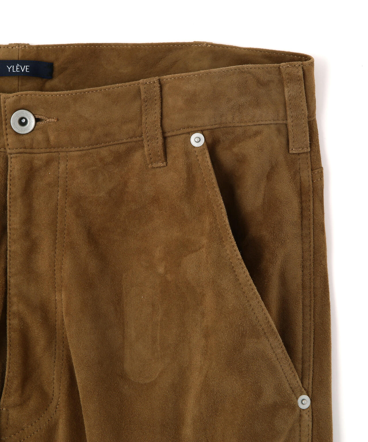 YLEVE / ROUGH GOAT SUEDE PAINTER PANTS | YLÈVE（イレーヴ