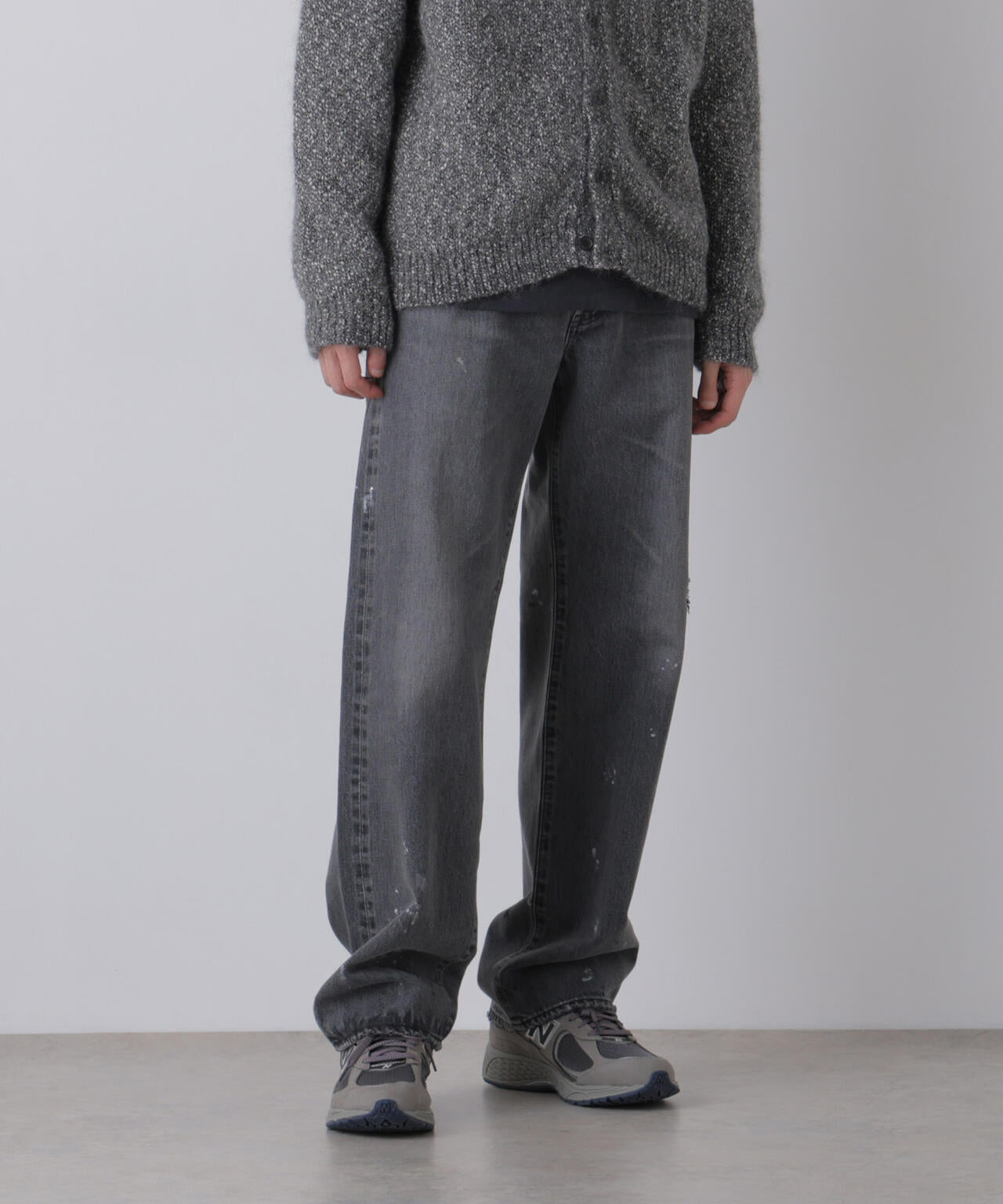 YLEVE / [UNISEX] USED-FINISHED 13.5oz STRAIGHT DENIM | YLÈVE